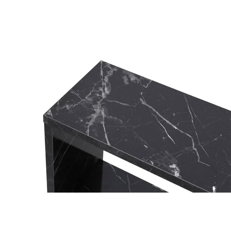 Príručný stolík / Odkladací stolík Life - Black, Marble 4