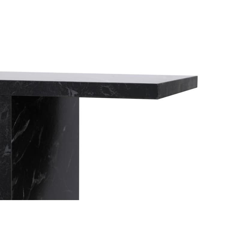 Príručný stolík / Odkladací stolík Life - Black, Marble 5