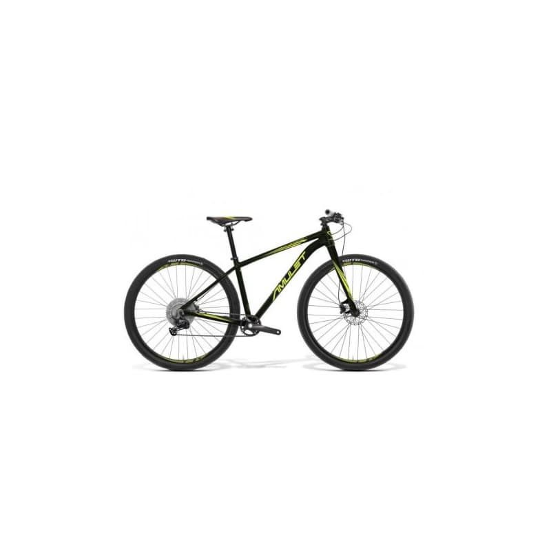 Juniorský horský bicykel AMULET 29 Youngster 1.11 SH, dark green matt green shiny