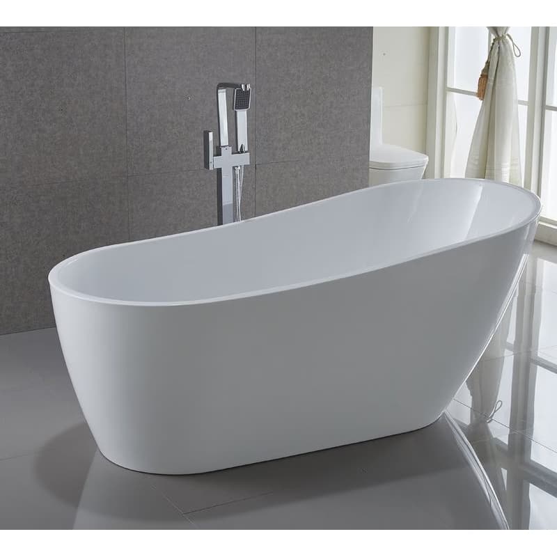 AQUALINE - TISA voľne stojaca vaňa 170x80cm, biela 2.jakost E1780 4