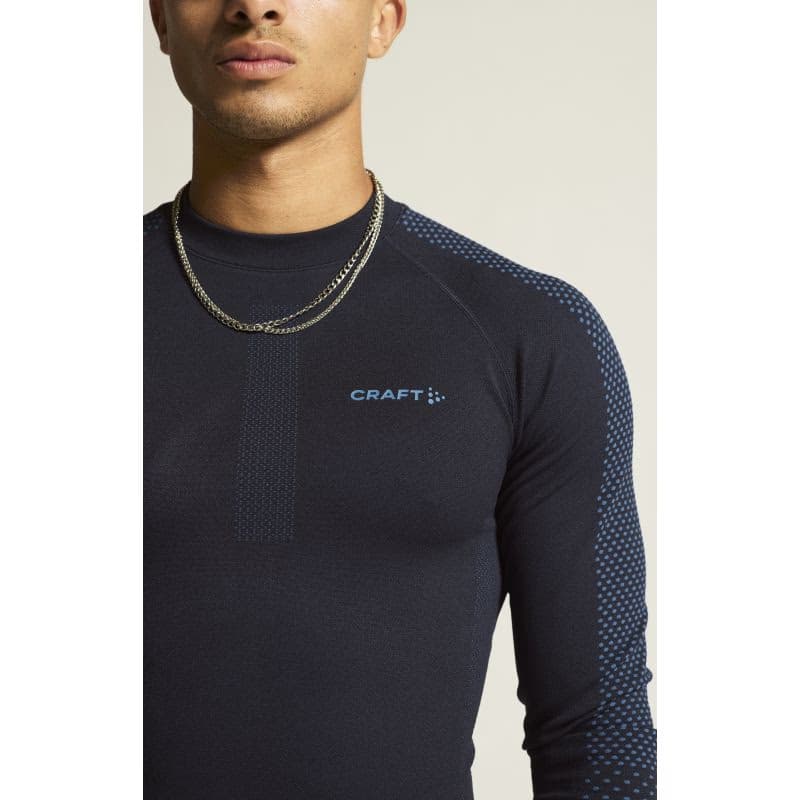 Pánske termo tričko s dlhým rukávom CRAFT ADV WARM INTENSITY LS M-396345-Blaze Royal 6