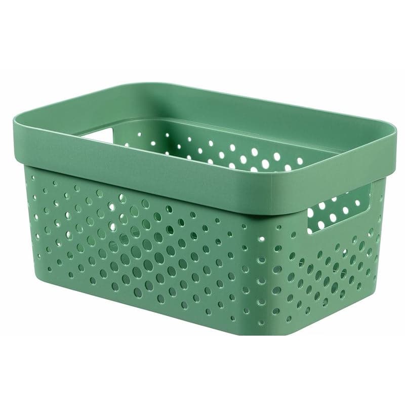 CURVER Úložný box INFINITY DOTS 4,5l recyklovaný plast | zelená