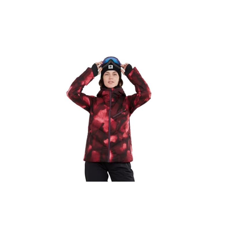 Dámska lyžiarska bunda FUNDANGO Elyra Padded Jacket-293-pomegranate 1
