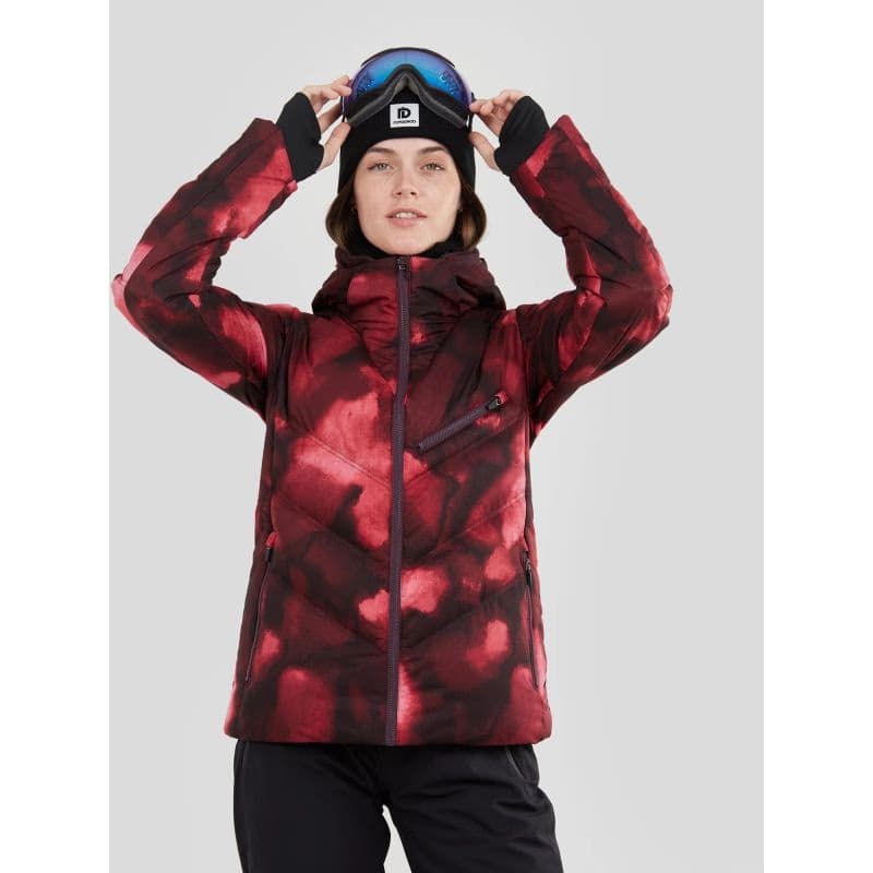 Dámska lyžiarska bunda FUNDANGO Elyra Padded Jacket-293-pomegranate 2