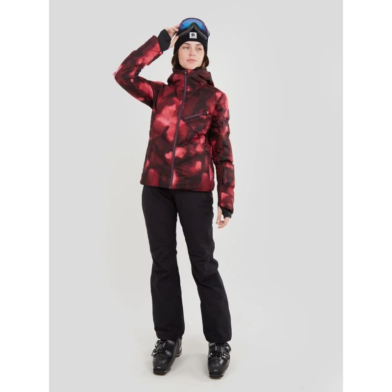 Dámska lyžiarska bunda FUNDANGO Elyra Padded Jacket-293-pomegranate 4