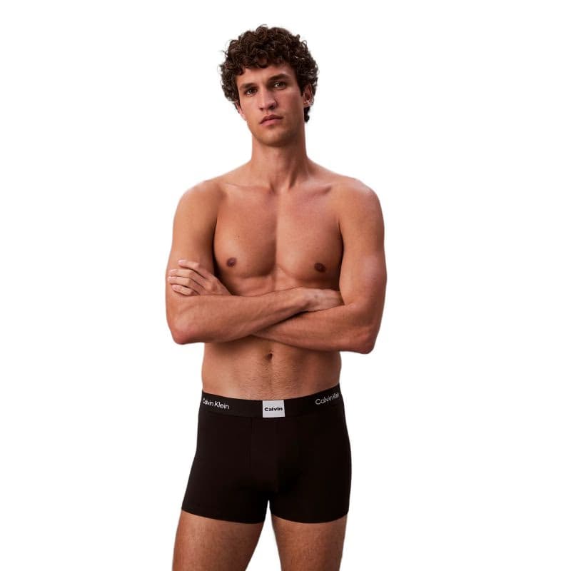 Pánske boxerky CALVIN KLEIN 3 PACK - Trunk Icon Logo Graphic 3-Pack black 3