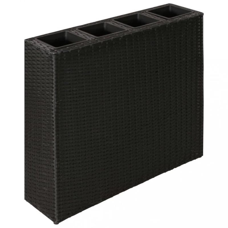 Vyvýšený záhradný kvetináč polyratan Dekorhome 3