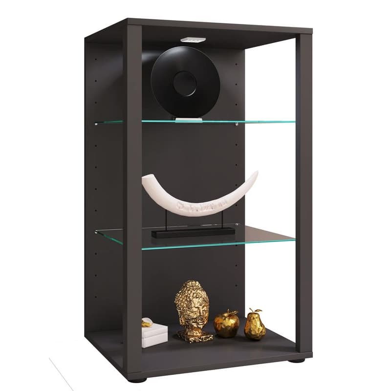 Vitrína Glasol XXL, antracitová 1