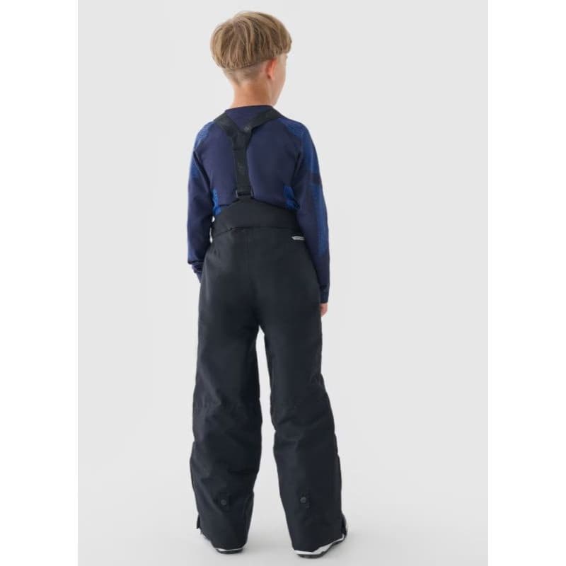 Chlapčenské lyžiarske nohavice 4F JUNIOR TROUSERS FNK-JWAW24TFTRM656-20S-DEEP BLACK 3