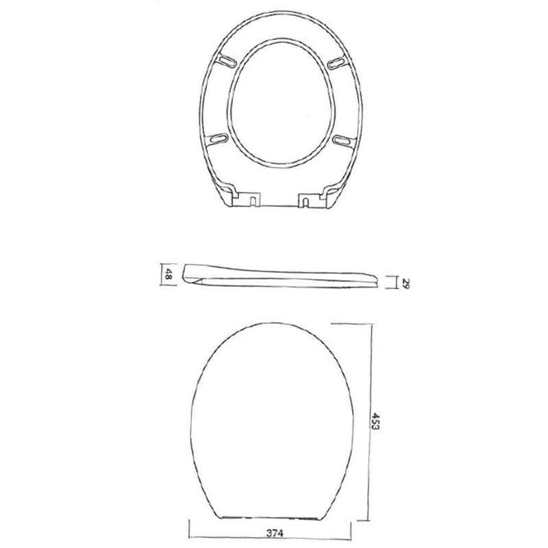 CERSANIT - SEDADLO PRESIDENT NEW DUROPLAST SOFT-CLOSE K98-0074 5
