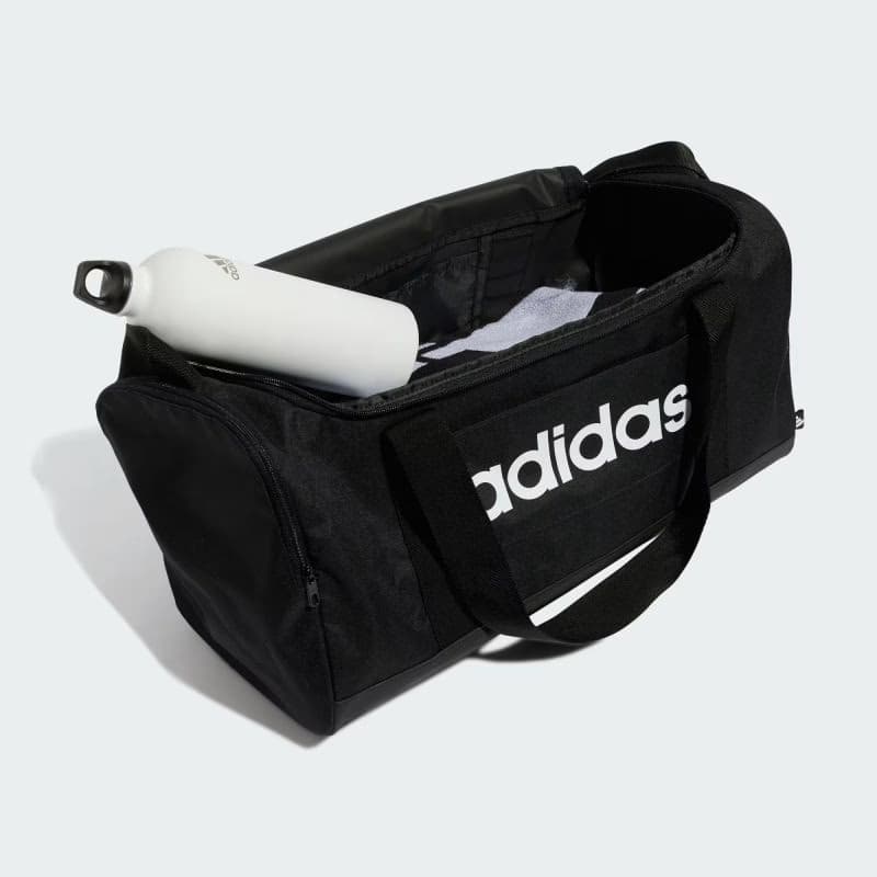 Cestovná taška ADIDAS LINEAR DUFFEL S BLACK BLACK WHITE 5