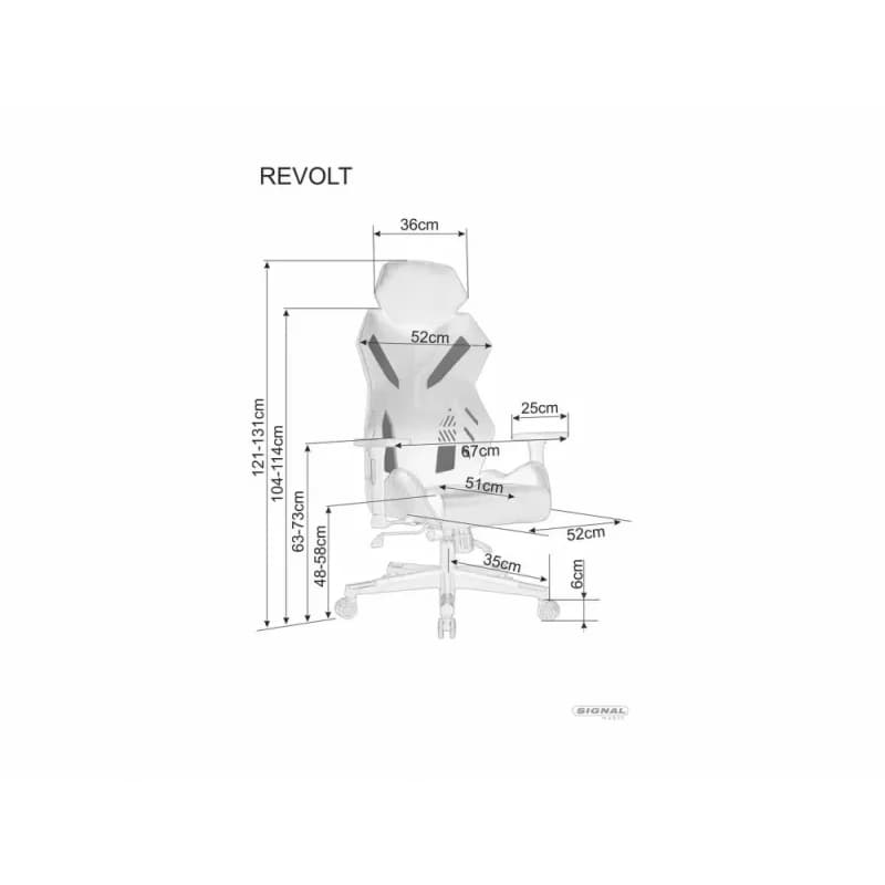 Otočné kreslo Revolt 2
