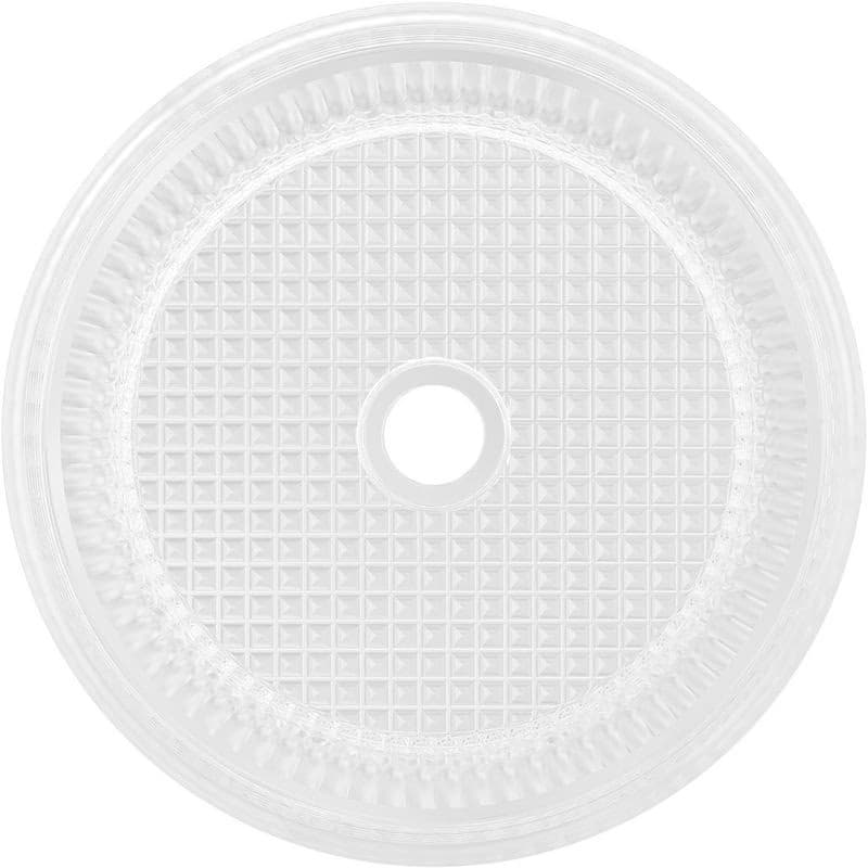 MEXEN - Lira sklenené umývadlo na dosku 37x37, transparent 24053700 5