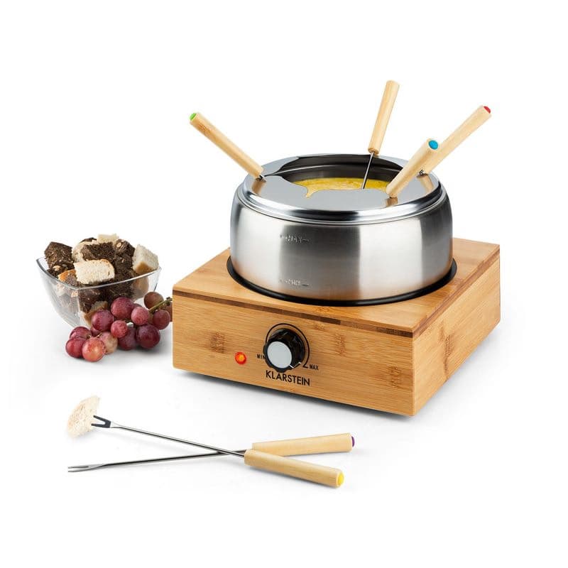 Klarstein Bambus, fondue, 800 W, hrniec z ušľachtilej ocele 1