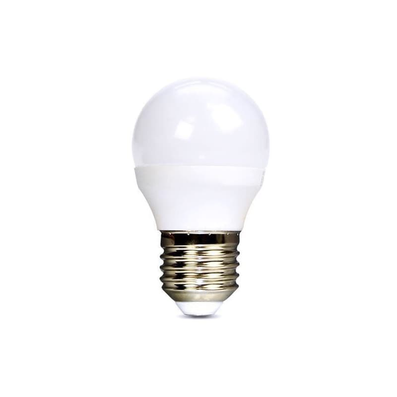 Solight LED žiarovka, miniglobe, 6W, E27, 6000K, 510lm 1