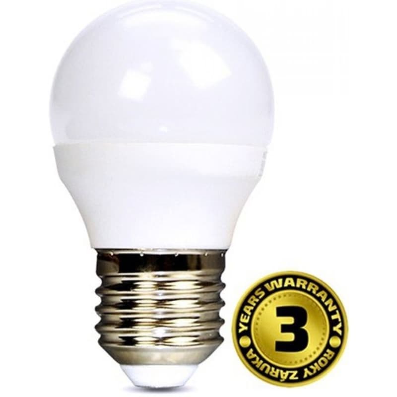 Solight LED žiarovka, miniglobe, 6W, E27, 6000K, 510lm 5
