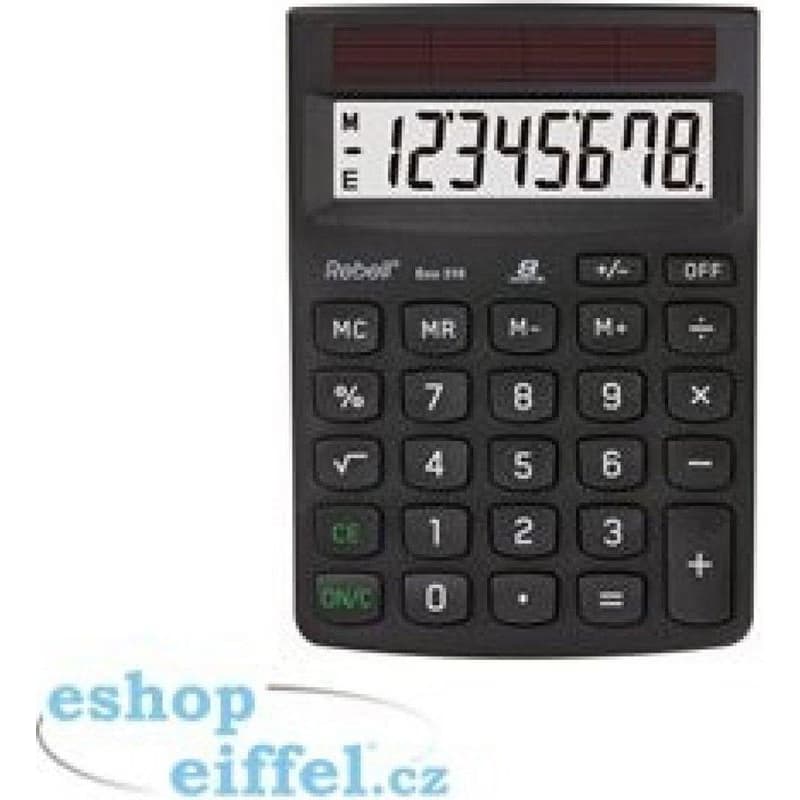 REBELL kalkulačka - Eco 310 - čierna 4