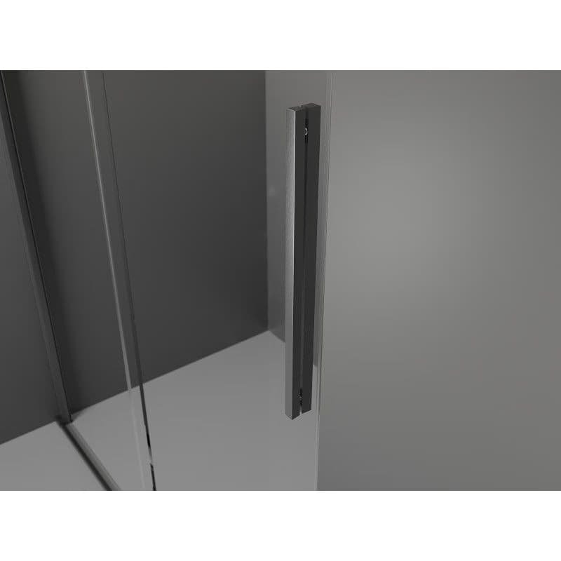MEXEN/S - Velár sprchovací kút 90 x 90, transparent, grafit kartáčovaná 871-090-090-01-66 5