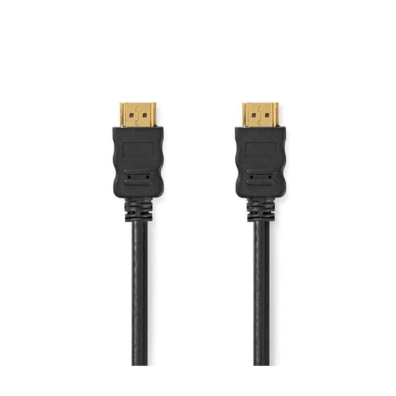 Nedis CVGB34060BK50 - High Speed HDMI Kábel s Ethernetom | Konektor HDMI - HDMI | 4K@60Hz | ARC | 5.00 m | Čierna