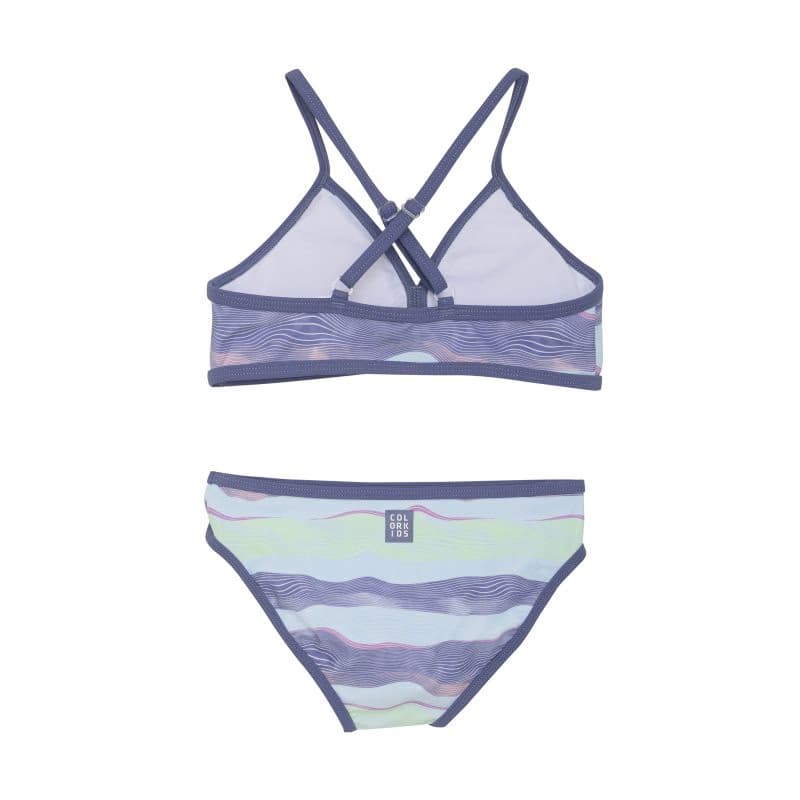 Dievčenské plavky COLOR KIDS Jr. Bikini, AOP-7148-Summer Song 2