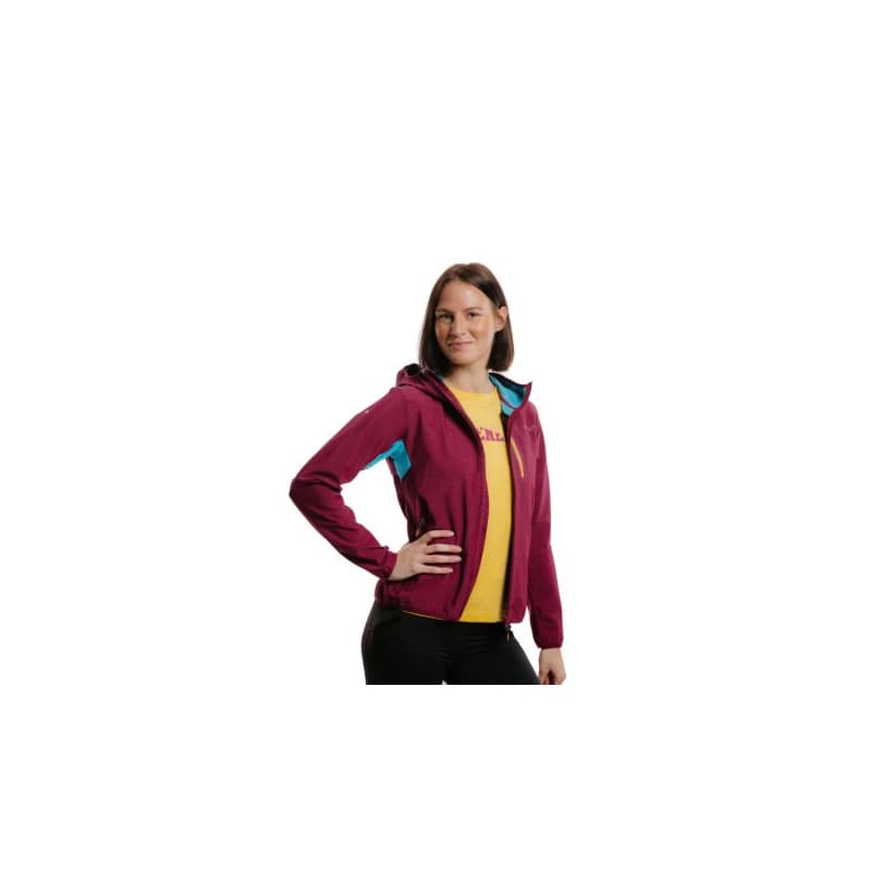 Dámska turistická bunda EVERETT LightSoftshell W fuchsia