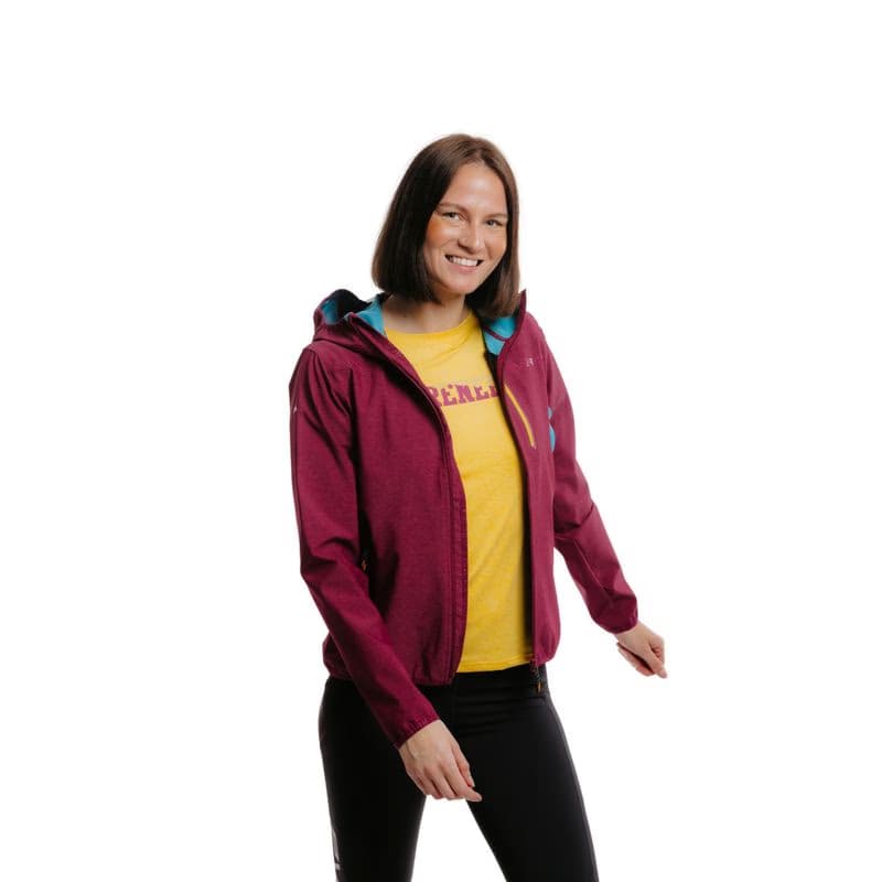 Dámska turistická bunda EVERETT LightSoftshell W fuchsia 2