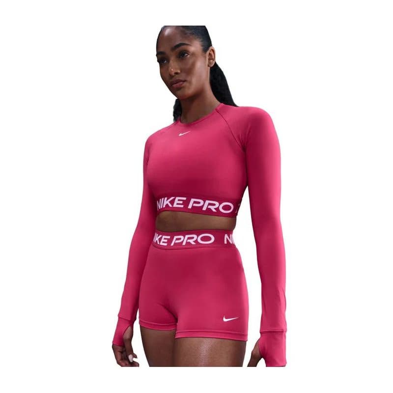 Dámske tréningové kraťasy NIKE PRO W NP 365 SHORT 3IN RUSH PINK WHITE 3
