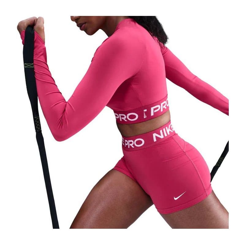 Dámske tréningové kraťasy NIKE PRO W NP 365 SHORT 3IN RUSH PINK WHITE 4
