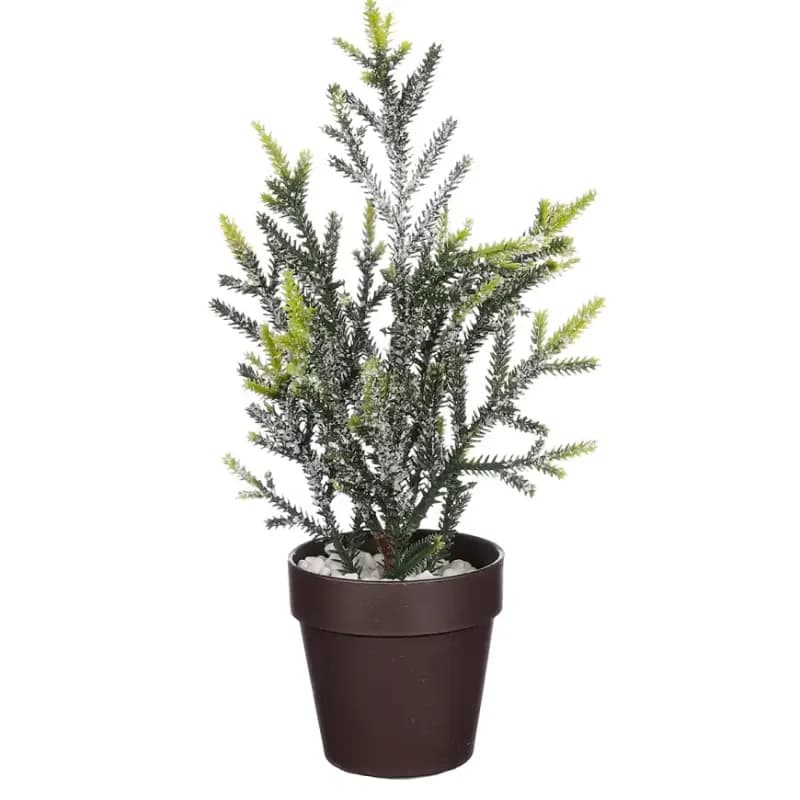 Vianočný stromček zelený omrznutý výš. 30 x hl. 15 cm 1121023