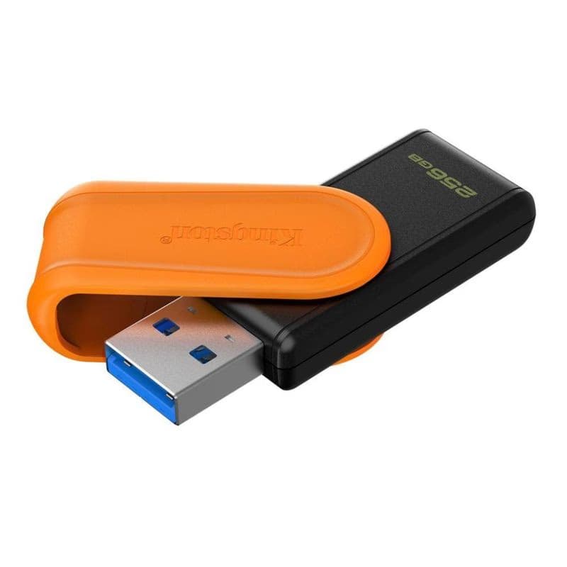 Kingston Flash Disk 256GB USB3.2 Gen 1 DataTraveler Exodia S (Black + Orange) 2