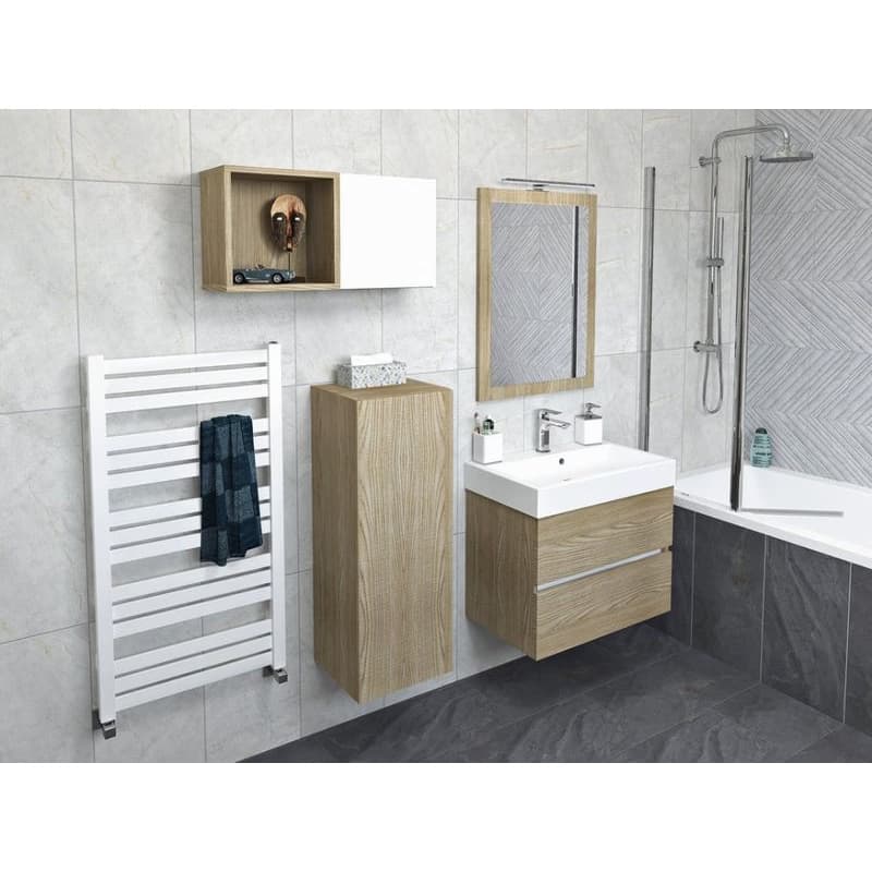 SAPHO - ESPACE skrinka 35x94x22cm, 1x dvierka, ľavá/pravá, biela lesk ESC110-3030 2