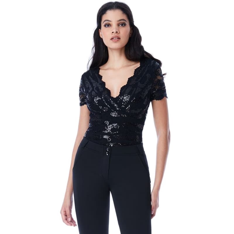 Čierne flitrované body Veľkosť: L 1