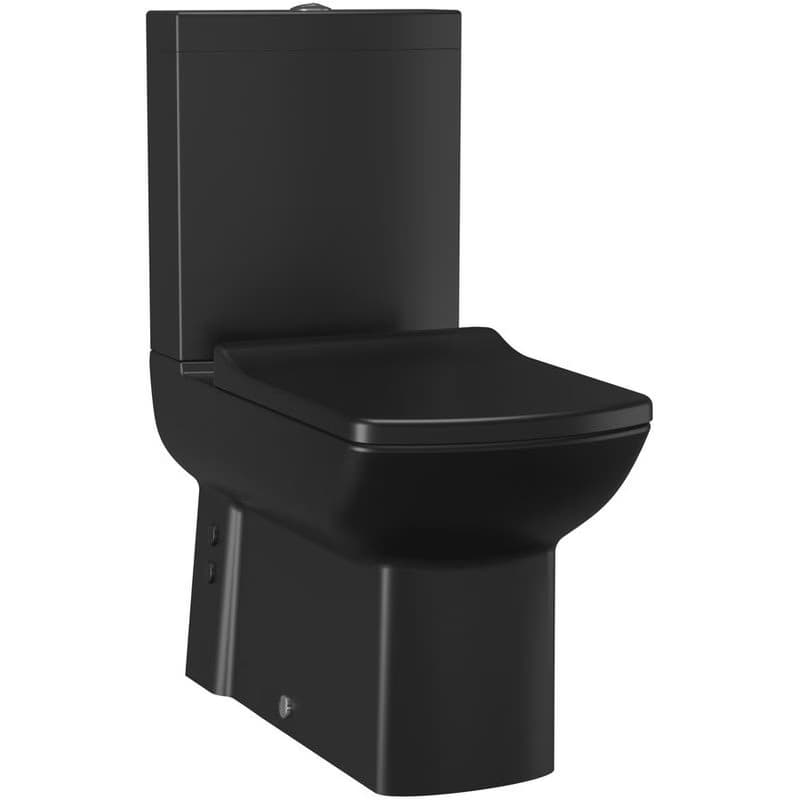 SAPHO - LARA WC sedátko, SLIM, Soft Close, čierna matná KC1603.01 2