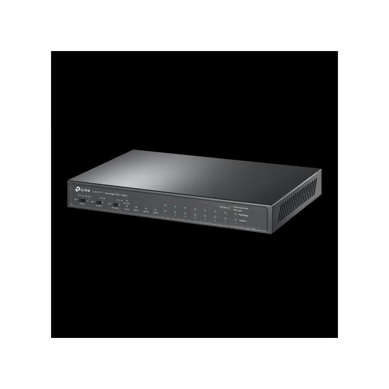 TP-Link Switch TL-SL1311P 8x LAN/PoE+, 2x GLAN, 1x SFP, 65W 1