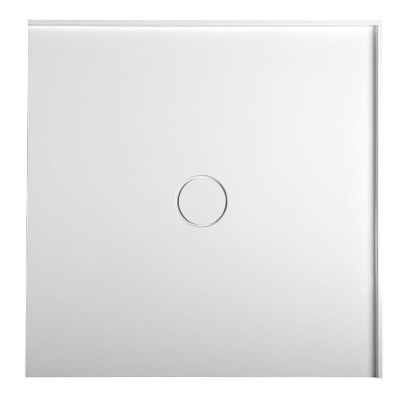 POLYSAN - MIRAI sprchová vanička z liateho mramoru štvorec 90x90x1,8cm, biela 73165