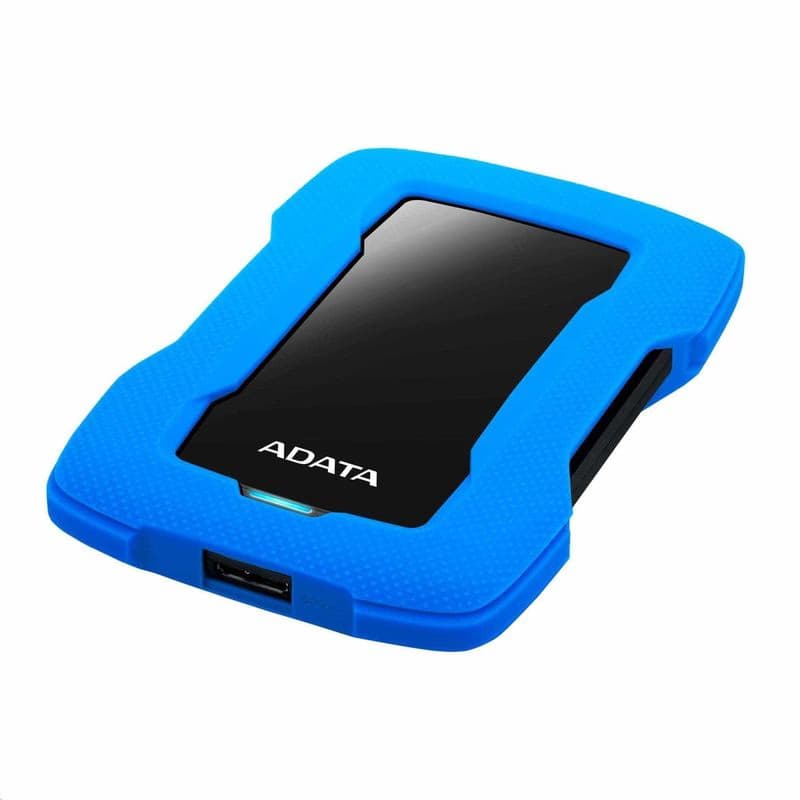 ADATA Externý HDD 2TB 2,5" USB 3.1 HD330, BLUE COLOR BOX, modrý (gumový, nárazu odolný) 3
