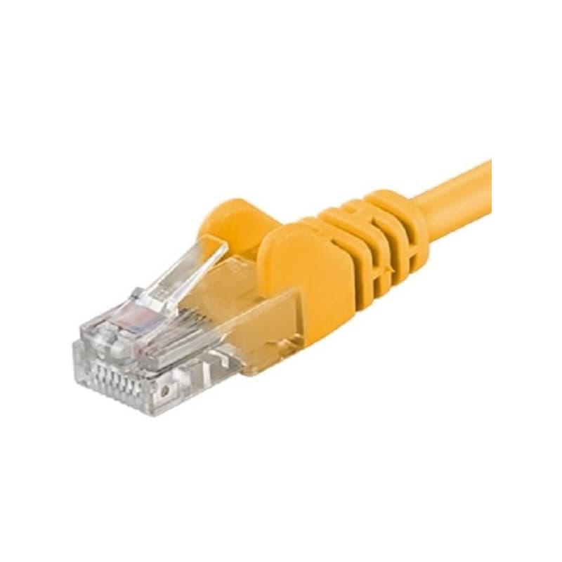 PremiumCord Patch kábel UTP RJ45-RJ45 CAT6 7m žltá