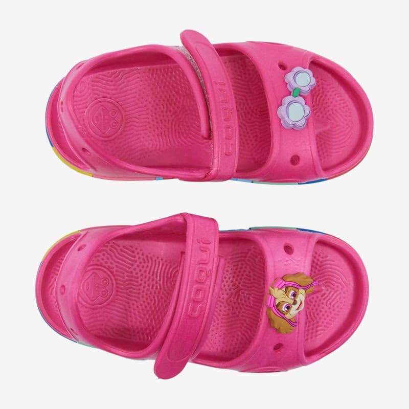 Dievčenské sandále COQUI Yogi Paw Patrol + Amulet K light fuchsia 3