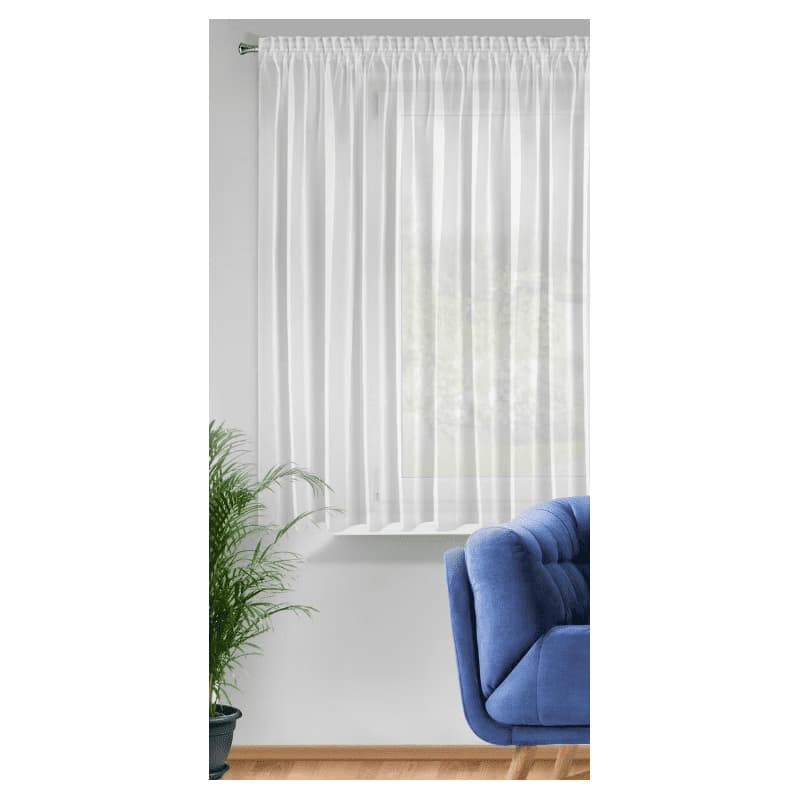 ArtFir Záclona ESEL P | biela 350 x 150 cm 1