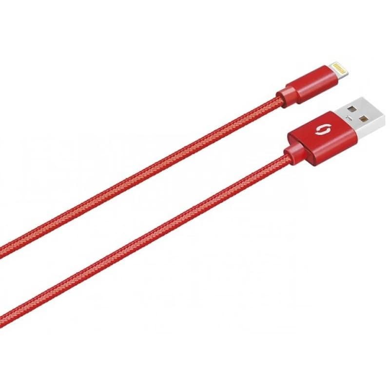 ALIGATOR PREMIUM Dátový kábel 2A, Lightning červený 3