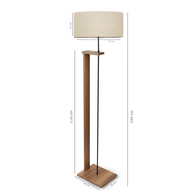 Drevená stojacia lampa AYD-2825 3