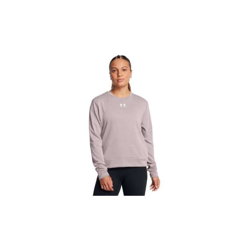 Dámska mikina UNDER ARMOUR Rival Terry Crew-GRY