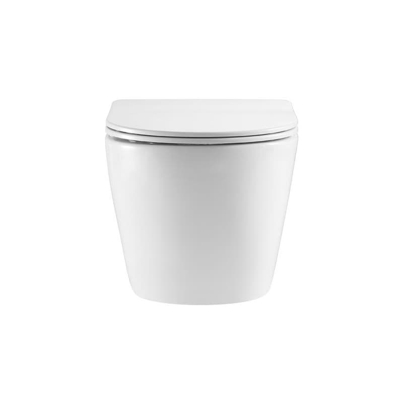 Mereo WC závesné kapotované, Smart Flush RIMLESS, 4490x370x360, keramické, vr. sedátka CSS123 VSD82T1 6