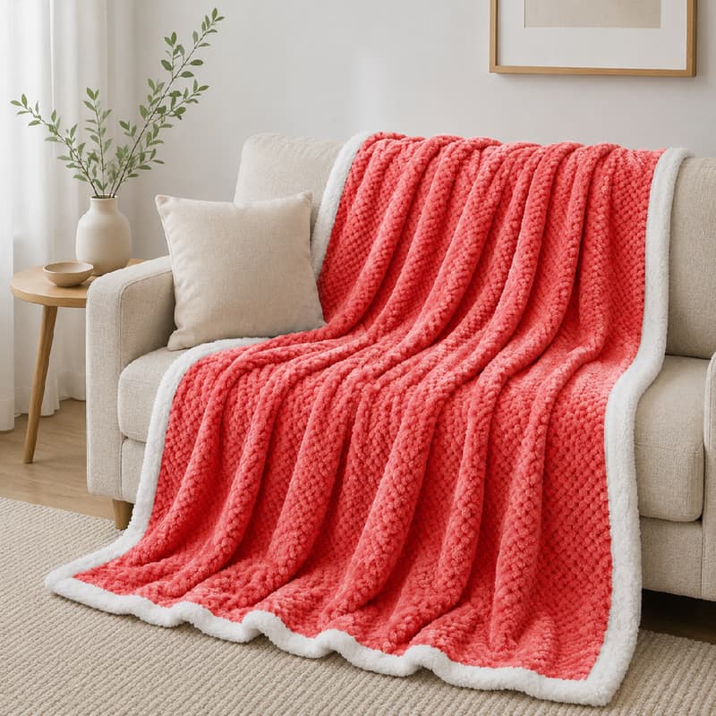 ArtFlhf Deka SHLEEPY | red 130 x 180 cm