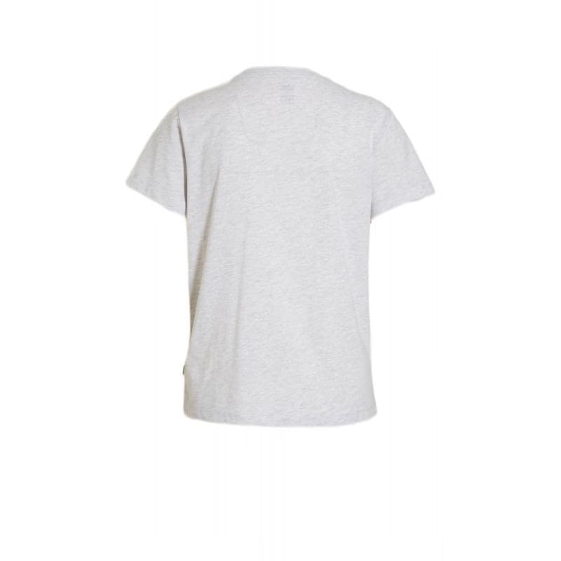 Dámske tričko s krátkym rukávom VANS WM DROP V SS CREW-B WHITE HEATHER 6