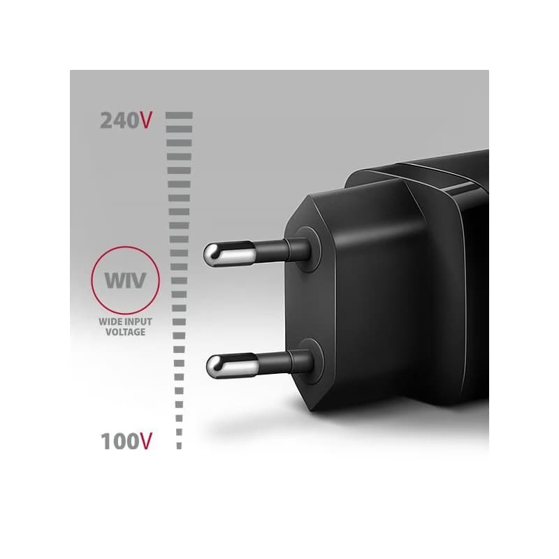 AXAGON ACU-PQ20, nabíjačka do siete 20W, 2x port (USB-A + USB-C), PD3.0/PPS/QC4+/AFC/Apple, čierna 3