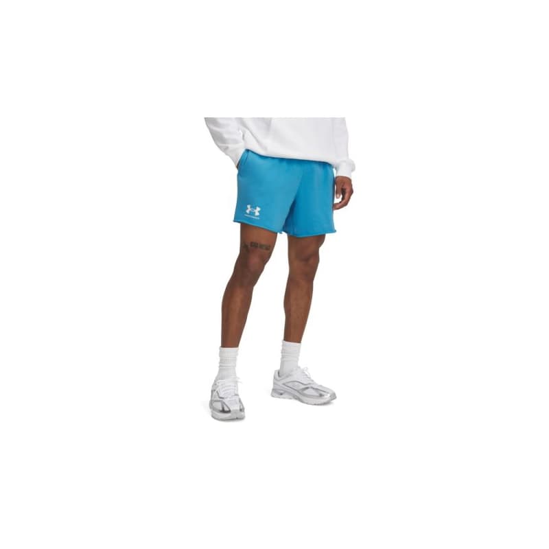 Pánske teplákové kraťasy UNDER ARMOUR UA Rival Terry 6in Short-BLU