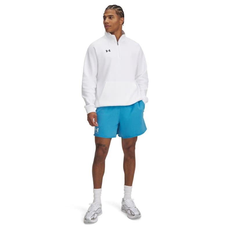 Pánske teplákové kraťasy UNDER ARMOUR UA Rival Terry 6in Short-BLU 4