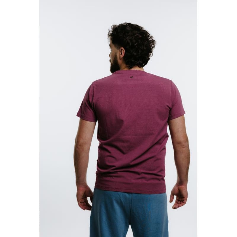 Pánske tričko s krátkym rukávom AUTHORITY T-SOLID M burgundy 3