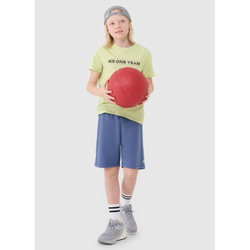 Chlapčenské tričko s krátkym rukávom 4F JUNIOR TSHIRT M2186-45N-CANARY GREEN NEON 4